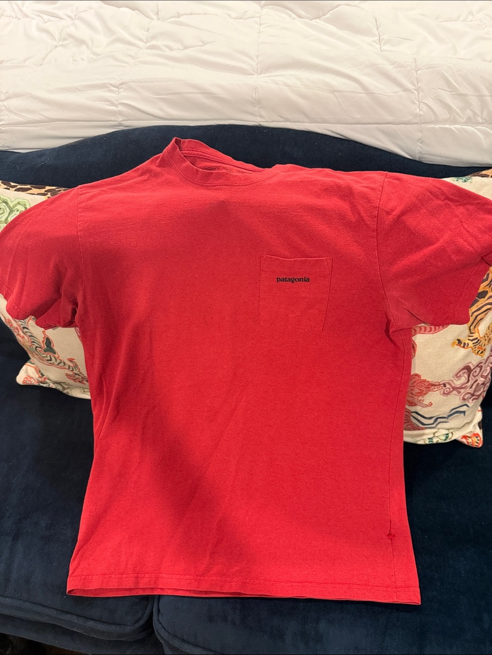 Patagonia Red Short-Sleeve Pocket Tee